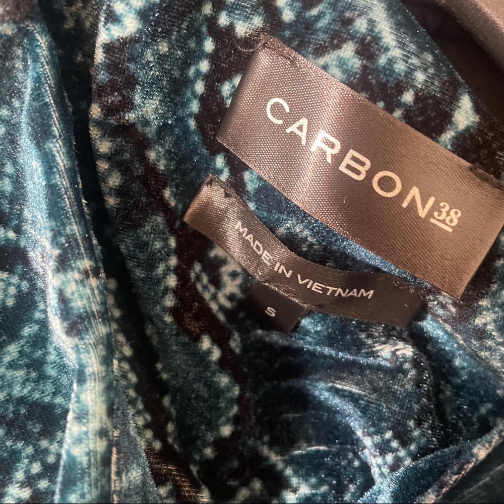 Carbon38 Blue Snake Print Leggings - Picture 4 of 6